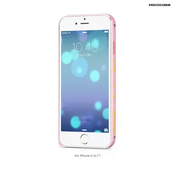 Hoco Good Fortune bumper case voor Apple iPhone 6 / 6S HI-T027 roze