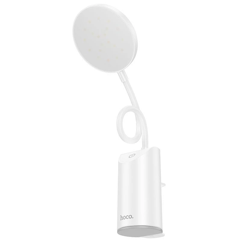 Hoco HX10 Clip Tafellamp Wit