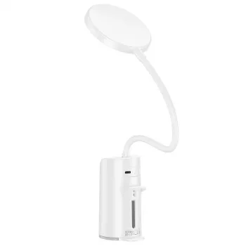 Hoco HX10 Clip Tafellamp Wit