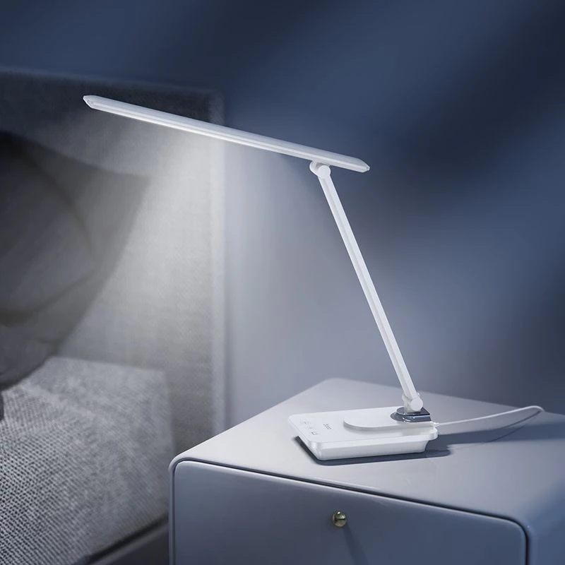 Hoco HX12 opvouwbare bureaulamp voor oogbescherming wit