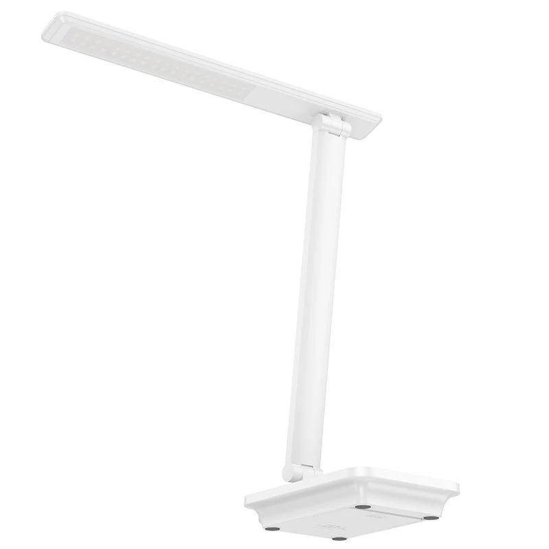 Hoco HX12 opvouwbare bureaulamp voor oogbescherming wit