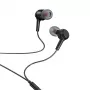 Hoco M78 bedrade in-ear-koptelefoon met microfoon, 3,5-mm-jack, zwart
