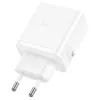 Hoco N51 Scenery PD65W (2C1A) GaN-oplader EU-stekker wit