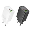 Hoco N61 Gentle PD20W+QC3.0 oplader (EU) zwart
