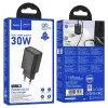 Hoco N63 Gentle PD30W+QC3.0 oplader (EU) zwart