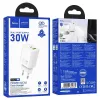 Hoco N63 Gentle PD30W+QC3.0 oplader (EU) wit