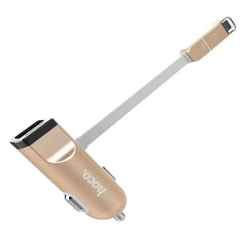 Hoco Universal UCL01 Multifunctionele kabel Apple + Micro USB, goud, 1m