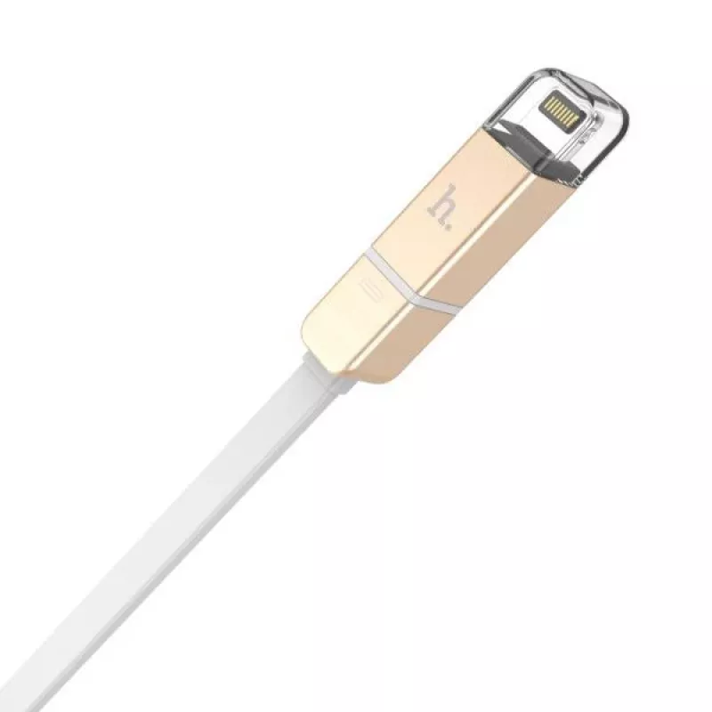 Hoco Universal UCL01 Multifunctionele kabel Apple + Micro USB, goud, 1m