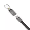 Hoco Universal UCL01 multifunctionele kabel Apple + Micro USB, grijs, 1,2m