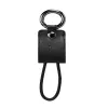 Hoco UPL19 sleutelhanger-oplaadkabel voor Apple iPhone, Lightning, zwart, 0,15 m