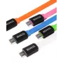 Hoco UPM02 kleurrijke micro USB-kabel roze 1m