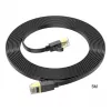 Hoco US07 General Pure Copper platte netwerkkabel (5m) zwart