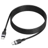 Hoco X109 Energy 60W siliconen oplaad- en datakabel USB-C naar USB-C 3m zwart