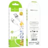 Hoco X109 Energy silicone oplaad- en datakabel Type-C (L=1M) wit