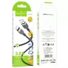 Hoco X109 Energy Siliconen Oplaad- en Datakabel USB-A naar USB-C 1m Zwart