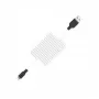 Hoco X21 siliconen iPhone oplaadkabel zwart wit