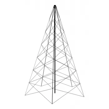 Hombli Smart kerstboom RGB 180 cm – 200 LED's, Wi-Fi, app- en spraakbesturing