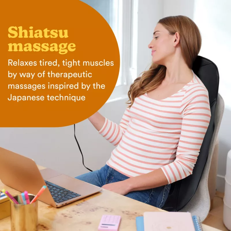 Homedics SBM-65H-EU Shiatsu Experience rugmassager + warmte