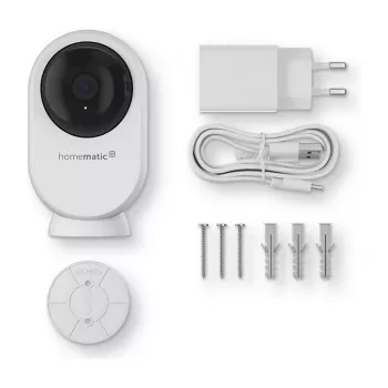 Homematic IP Indoor Camera plus (HmIP-CI-PL) - 4MP WLAN beveiligingscamera, wit