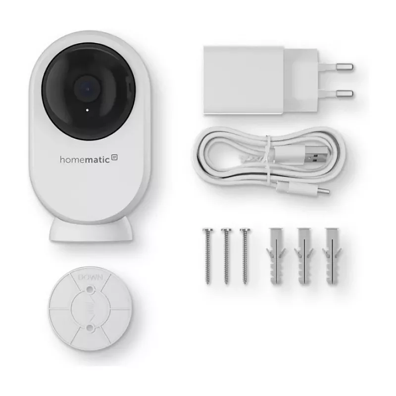 Homematic IP Indoor Camera plus (HmIP-CI-PL) - 4MP WLAN beveiligingscamera, wit