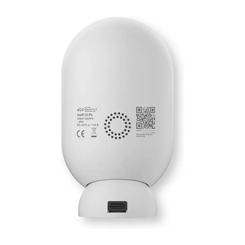 Homematic IP Indoor Camera plus (HmIP-CI-PL) - 4MP WLAN beveiligingscamera, wit