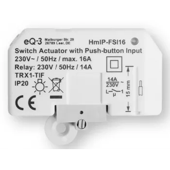 Homematic IP schakelactor met tasteringang, inbouw V2