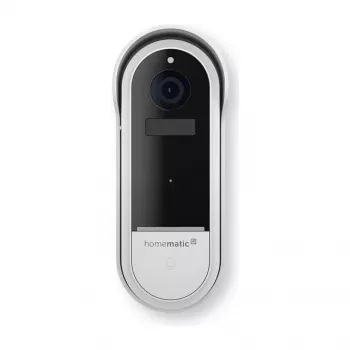Homematic IP videodeurbel HmIP-CODB, 3 MP, Wi-Fi, wit