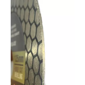 HONEY CUT Indian Professional 125 mm diamantdoorslijpschijf, 1,5 mm dik, 22,2 mm boring, turbo-vorm, droog snijden voor beton, steen, metselwerk, tegels, keramiek, klinkers, 12200 t/min