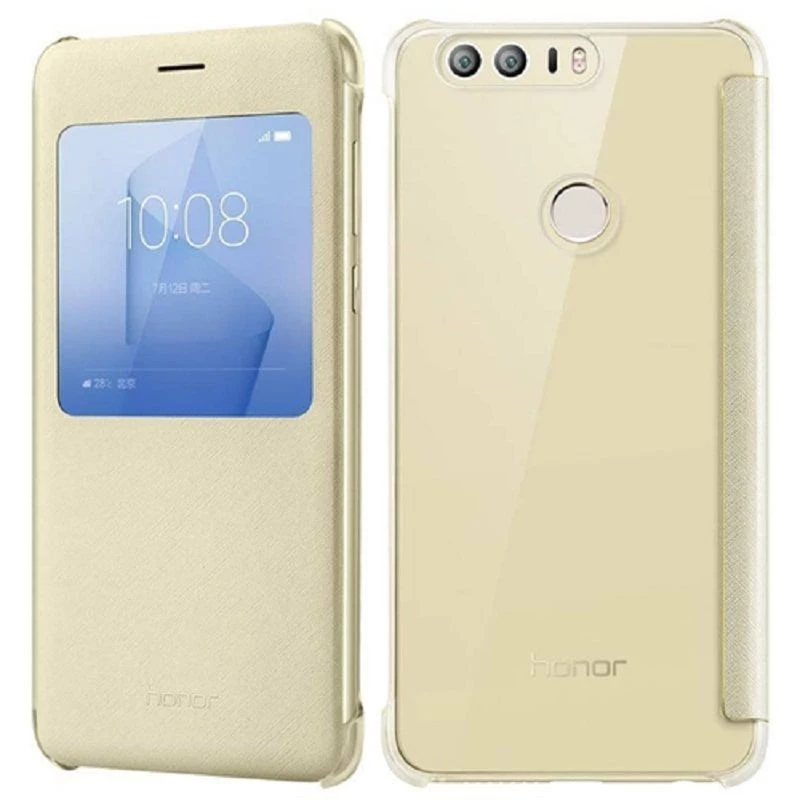 HONOR 8 Smart Cover goud - flipcase met Smart Window