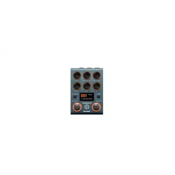 Hotone NeonGlow Verbera reverb gitaar-effectpedaal met lichtgevende knoppen
