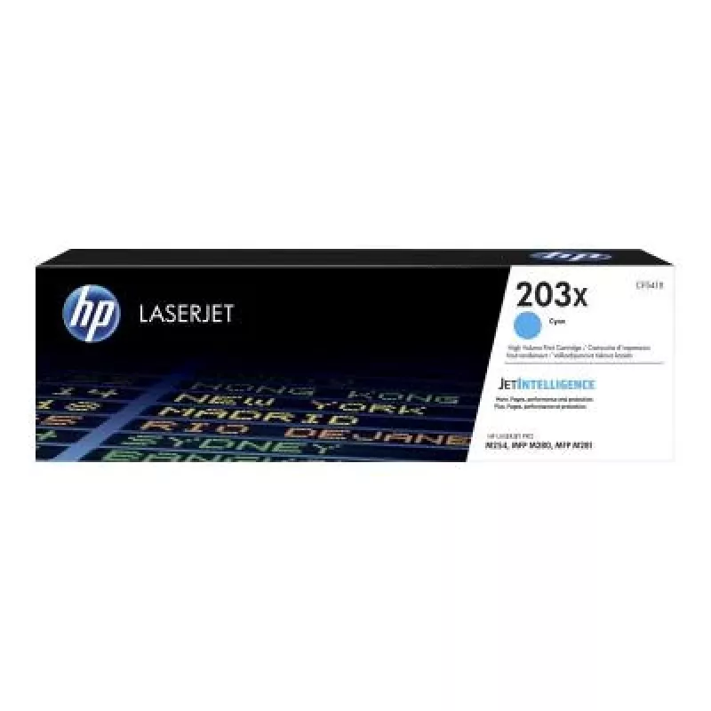 HP 203X High Yield cyaan toner cartridge (CF541X) - origineel HP