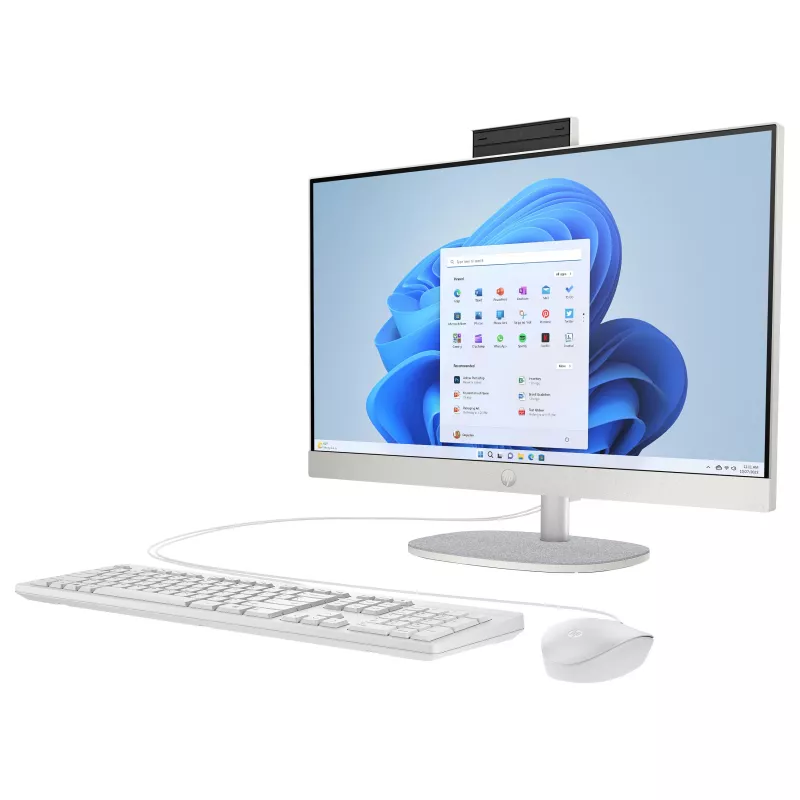 HP 24-cr0430ng 23,8 inch all-in-one desktop-pc, Intel Core i3-1315U, 8 GB RAM, 256 GB SSD, Windows 11 Home, wit