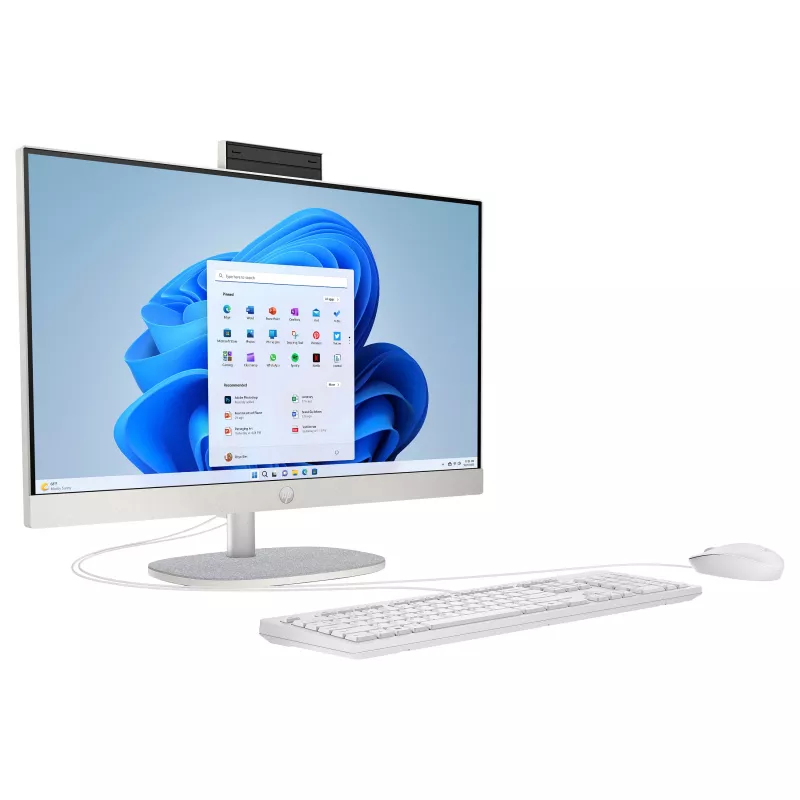 HP 24-cr0430ng 23,8 inch all-in-one desktop-pc, Intel Core i3-1315U, 8 GB RAM, 256 GB SSD, Windows 11 Home, wit