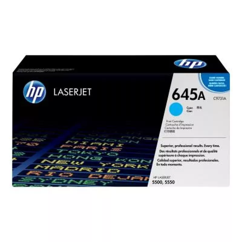 HP 645A cyaan originele tonercartridge (C9731A)