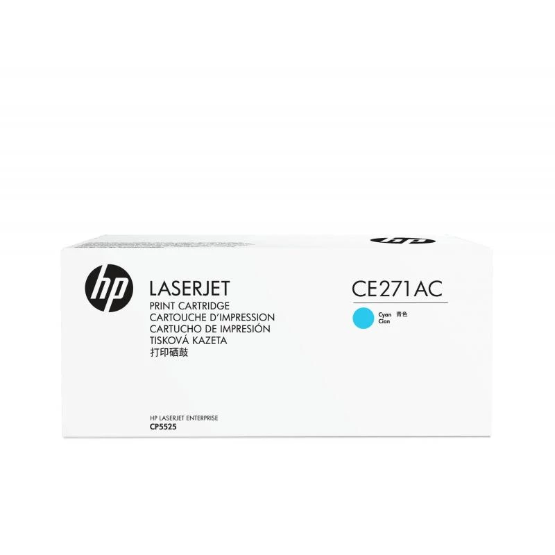 HP 650A cyaan originele tonerpatroon (CE271AC) – Contract