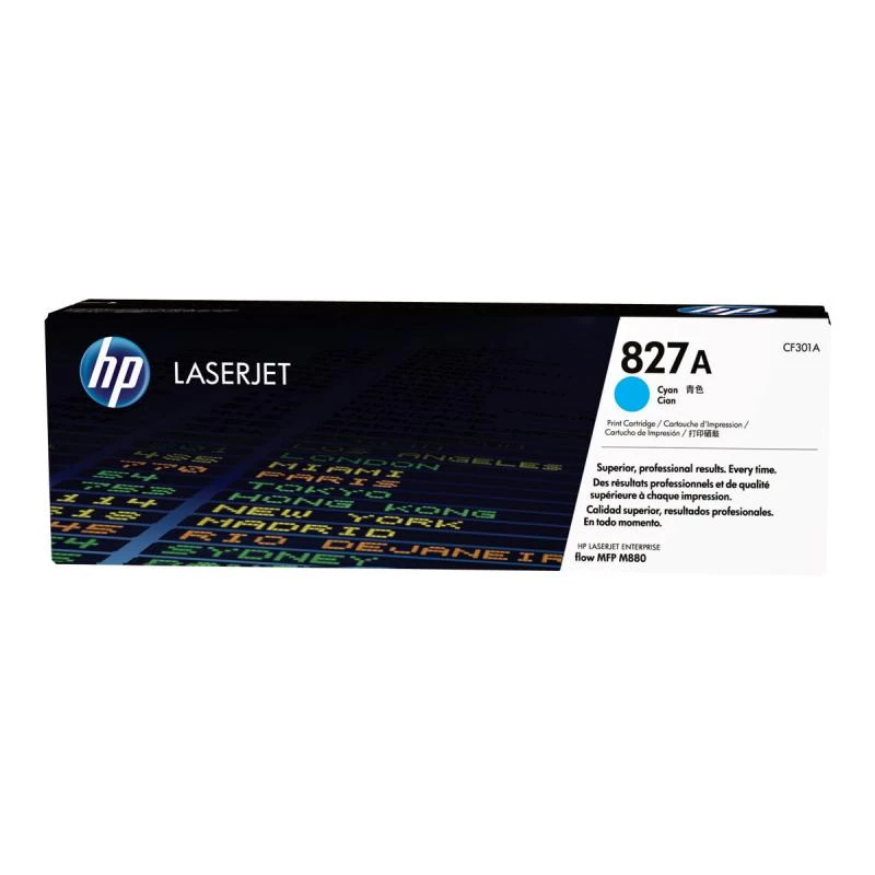 HP 827A cyaan originele LaserJet-tonercartridge (CF301A)