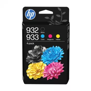 HP 932/933 combo pack - 4-pack - zwart, geel, cyaan, magenta - origineel - Officejet - inktcartridge - voor Officejet 6100, 6600 H711a, 6700, 7110, 7610