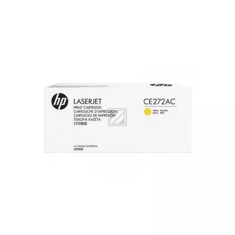 HP CE272AC contract-tonercartridge geel (650A) - 15.000 pagina's