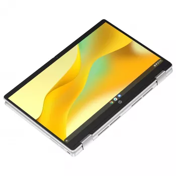 HP Chromebook x360 14b-cd0420ngx - 14 inch FHD IPS touchscreen convertible - Intel N200 - 8GB RAM - 128GB UFS - Chrome OS - zilver