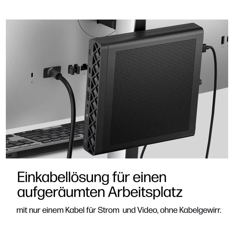 HP EliteDesk 8 Mini G2a mini-pc, AMD Ryzen AI 5 435, 16GB RAM, 512GB SSD, Windows 11 Pro, zwart
