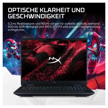 HP HyperX OMEN 16-am2172ng Gaminglaptop, 16 inch WUXGA IPS 165Hz, Intel Core i7-14650HX, 24GB RAM, 1TB SSD, GeForce RTX 5070, FreeDOS