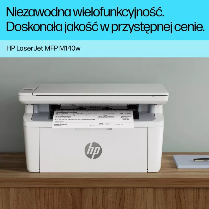 HP LaserJet M140w draadloze monochrome multifunctionele laserprinter, kopieerder, scanner