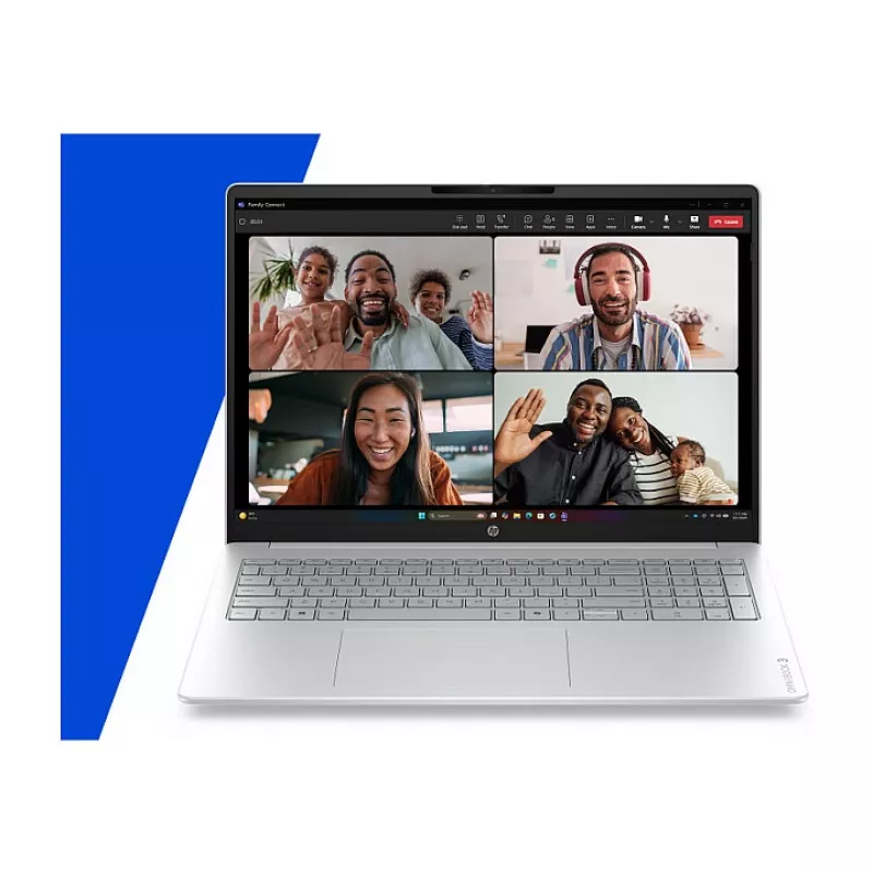 HP OmniBook 3 16-bu0131ng, 16 inch WUXGA IPS, Intel Core 3 100U, 8 GB RAM, 512 GB SSD, Windows 11 Home, Natural Silver
