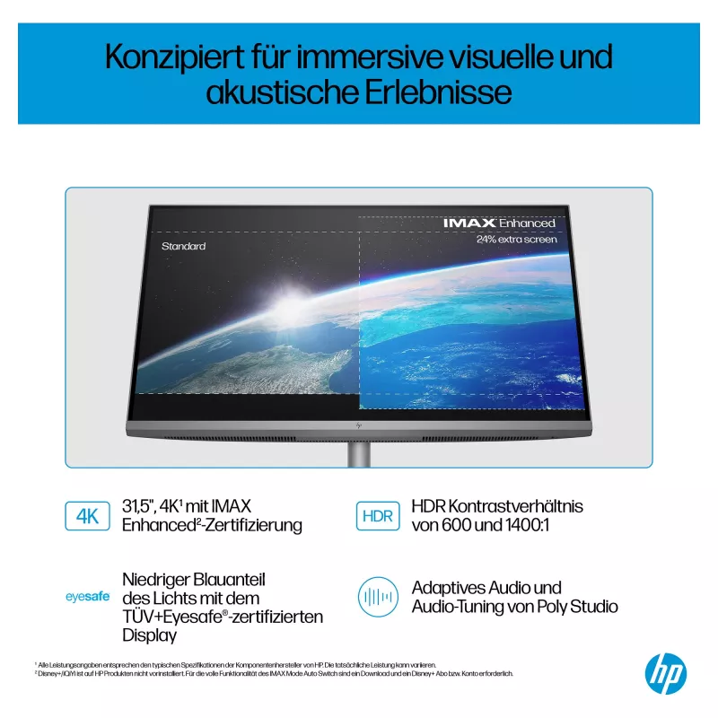 HP OmniStudio X All-in-One 32-c0077ng, zilver, Windows 11 Home