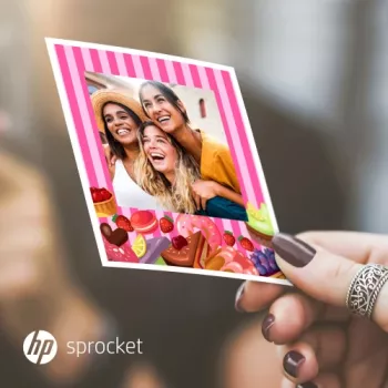 HP Fotopapier 3,5x4,25 voor HP Sprocket 3x4 50 vel