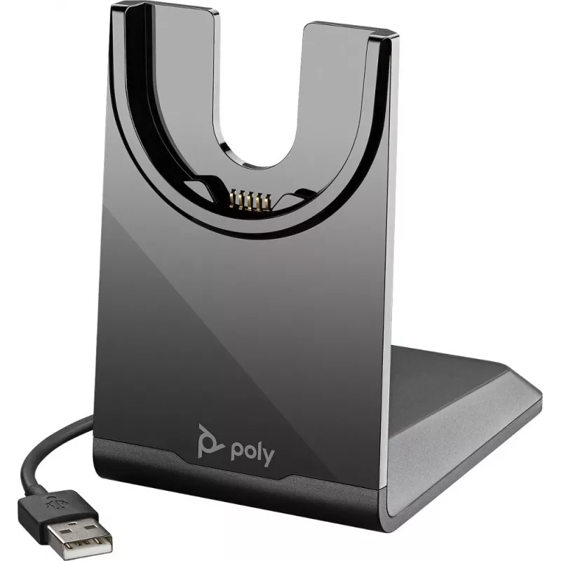 HP Poly oplaadstation voor Voyager 4300 UC serie 4310, 4320, Voyager Focus 2 Office, 2 UC (220265-01)
