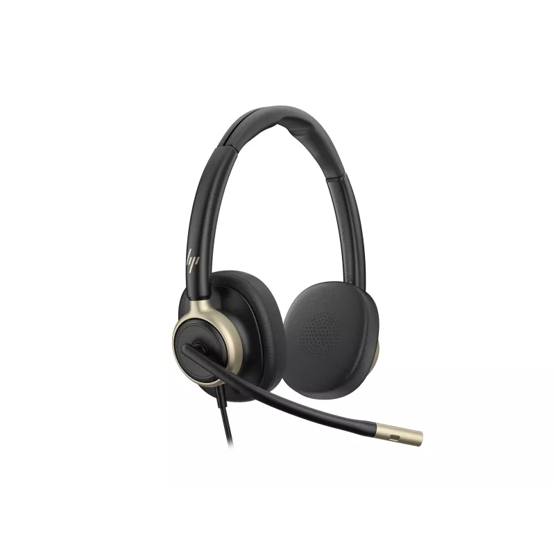 HP Poly Mission 825 stereo USB-headset met kabel, actieve ruisonderdrukking