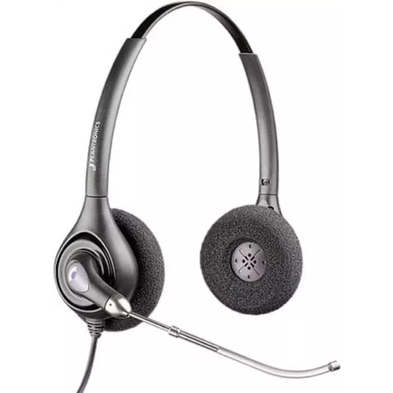 HP POLY Plantronics SupraPlus H261H binauraal bedrade breedband-headset met ruisonderdrukkende microfoon (87129-02)