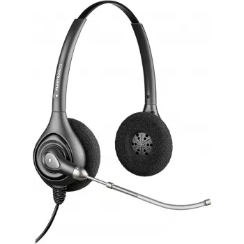 HP POLY Plantronics SupraPlus H261H binauraal bedrade breedband-headset met ruisonderdrukkende microfoon (87129-02)