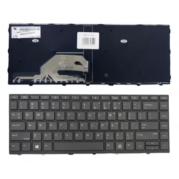 HP ProBook 430 G5 / 440 G5 notebook-toetsenbordmodule met frame, US-Engels, verlicht, zwart